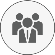 Icon of three people in suits.